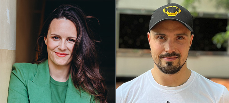 Valentine Pleser & Sascha Grumbach, die Gründer von Green Mining DAO