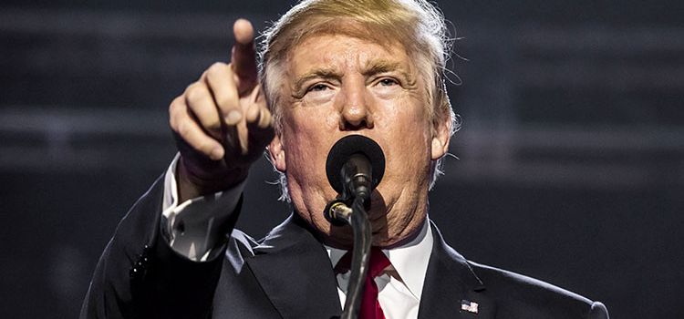 US-Präsident Donald Trump bei einer Ansprache