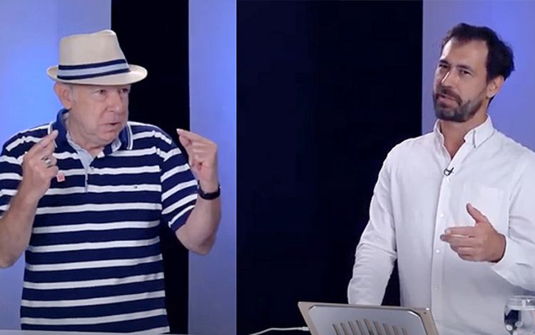 Ruedi Maeder, Publizist und Chefreaktor dailywise.biz & Gustavo Salami, Gründer Metaverse Academy